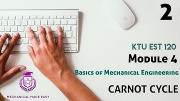 EST120 BME | Module 4 Video 2 | Carnot Cycle | M-DIT Mechanical