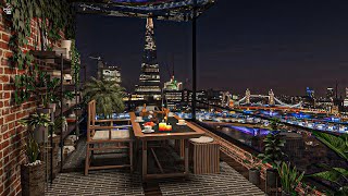 Chillout Rooftop Coffee Shop Ambience - Relaxing Jazz Instrumental Music For Study, Work, Relax screenshot 5