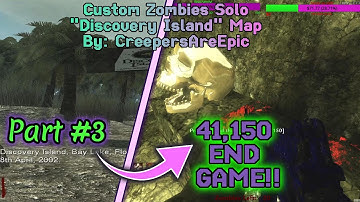 Custom Zombies Solo▐ "Discovery Island" Map Part #3