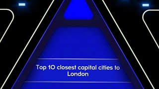 Top 10 Closest Capital Cities To London ? Tenable Quiz App screenshot 1