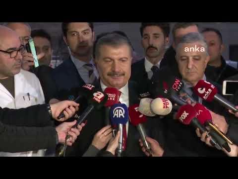 Fahrettin Koca, Hasan Bitmez’in Kaldırıldığı Bilkent Şehir Hastanesi'nde Açıklama Yapıyor