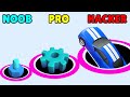 NOOB vs PRO vs HACKER in Collect and Race