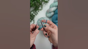 Compass Brioche Knit Shawl I-Cord Tab Cast On