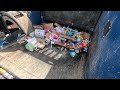 Recycling Load – Recycling Truck Hopper POV