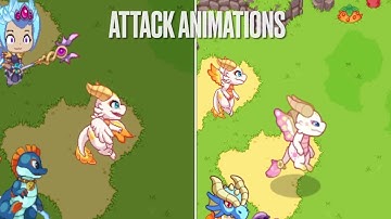 Prodigy: Luma And Lumanight Walk And Attack Animations Comparisons