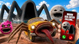 CAR EATER & Angry Moon Wake Up vs Sea Eater in Garry's Mod screenshot 2
