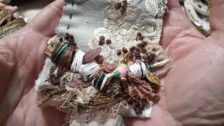 #52tagshannemade weeks 45 -46,   #slow stitch