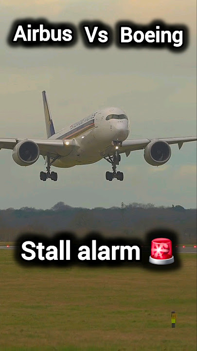 Airbus VS boeing stall alarm #aviation #avgeek #shorts