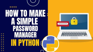 How to make a password manager in python #9