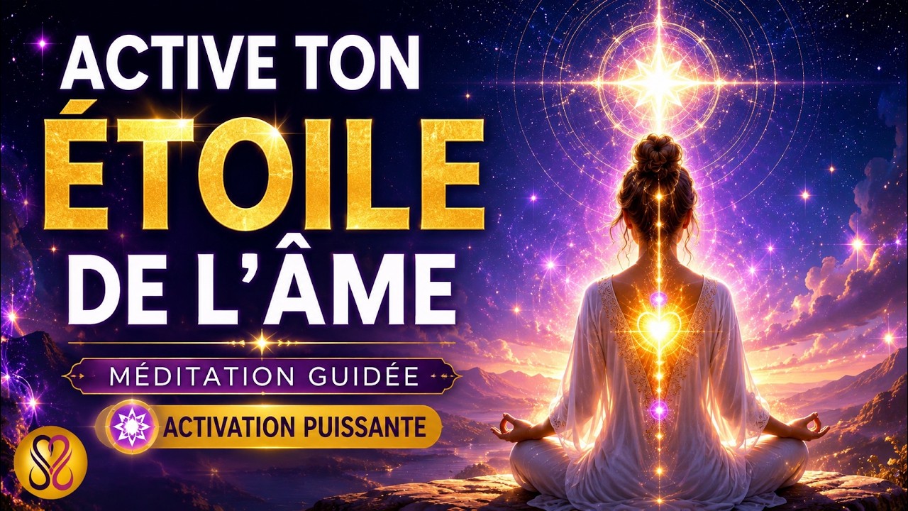 25 MIN 💫 ACTIVATION PUISSANTE Chakra Étoile de l'Âme Méditation Soin d