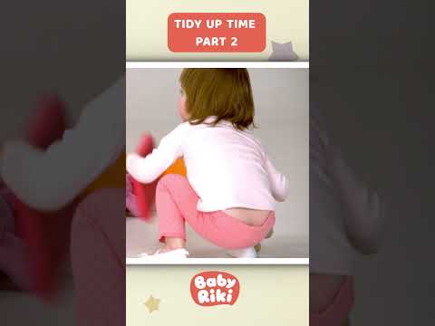 Clean Up Challenge 🧹 #Babyriki #shorts #KidsCartoon #Preschool #hooplakidztv