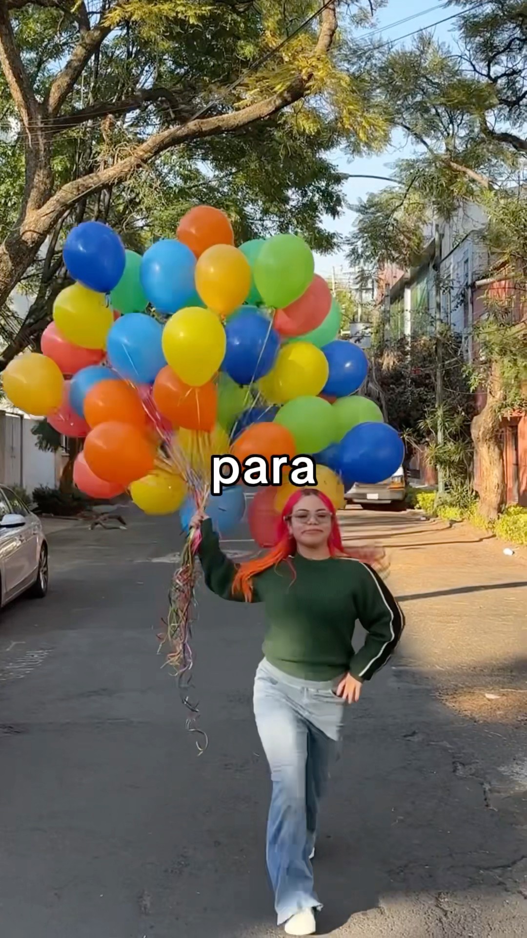 HICE VOLAR CON 100 GLOBOS