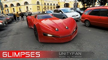 #385 GLIMPSES - concept car quick modeling - vehicle 028 - 4x timelapse