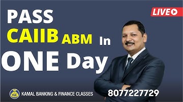 Pass CAIIB ABM in One day