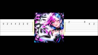 BAILA LENTO (SLOWED) - sma$her & MC DA$ILVA (Easy Guitar Tabs Tutorial)