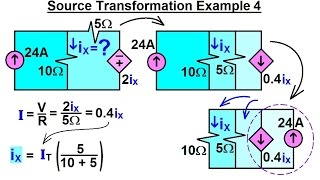 Famous Electrical Engineering: Ch 4: Circuit Theorems (14 of 35) Source Transformation Ex. 4 Profile