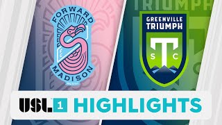 5.4.2024 | Forward Madison FC vs. Greenville Triumph SC - Game Highlights