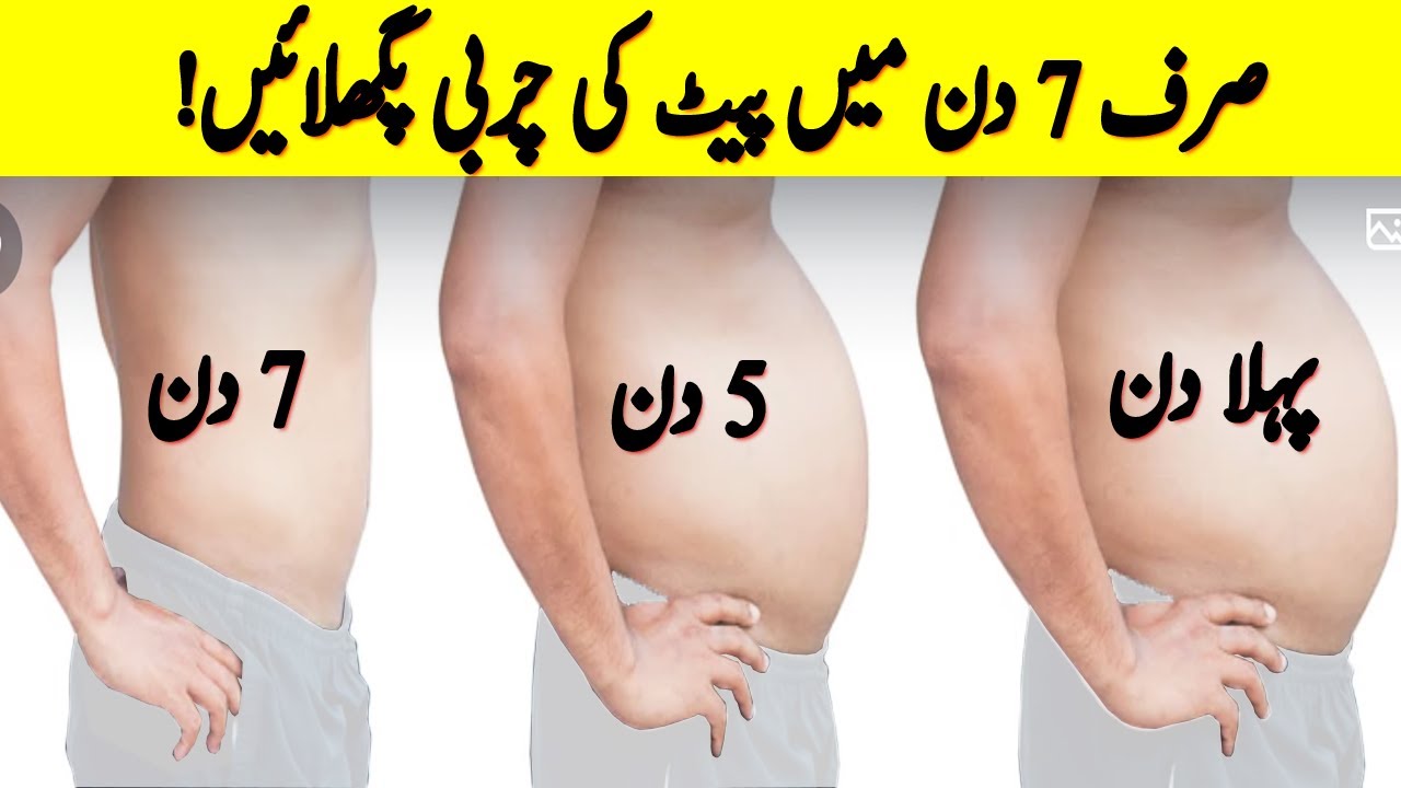 فلیٹ پیٹ کیلئے دن میں صرف 2 گلاس I Only 2 Glas A Day for 1 Week for a