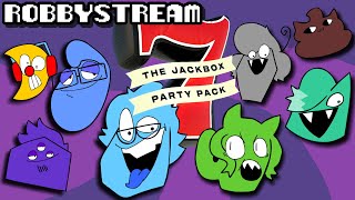 Jackbox 7 - ROBBYSTREAM
Muted audio begins at 6:00 and ends at 12:00
Original Air Date - October 17th, 2020
Streamed live on https://www.twitch.tv/robbydude Jackbox 7 - ROBBYSTREAM