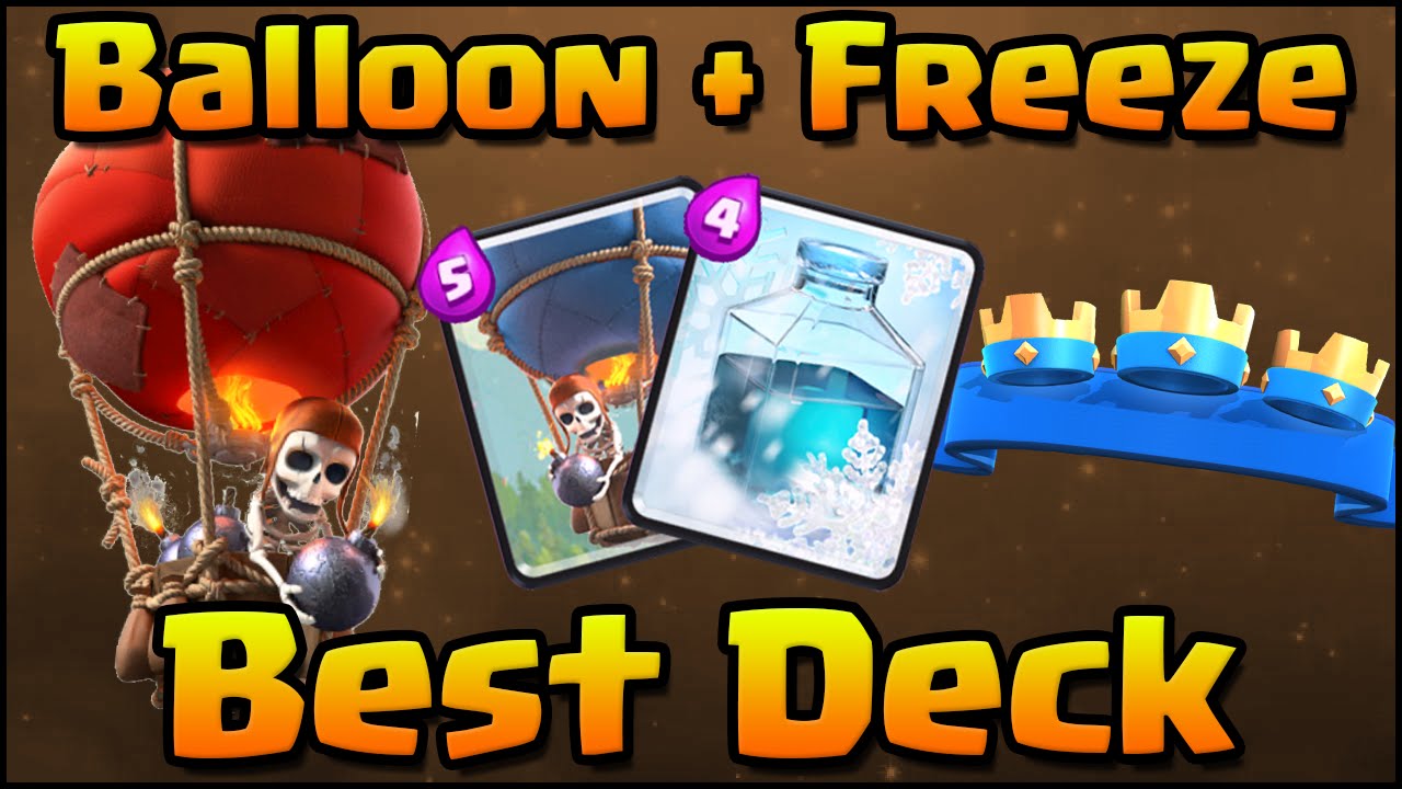 4 IN THE WORLD!! BEST BALLOON DECK IN CLASH ROYALE RIGHT NOW