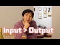 Is input more important than output in language learning