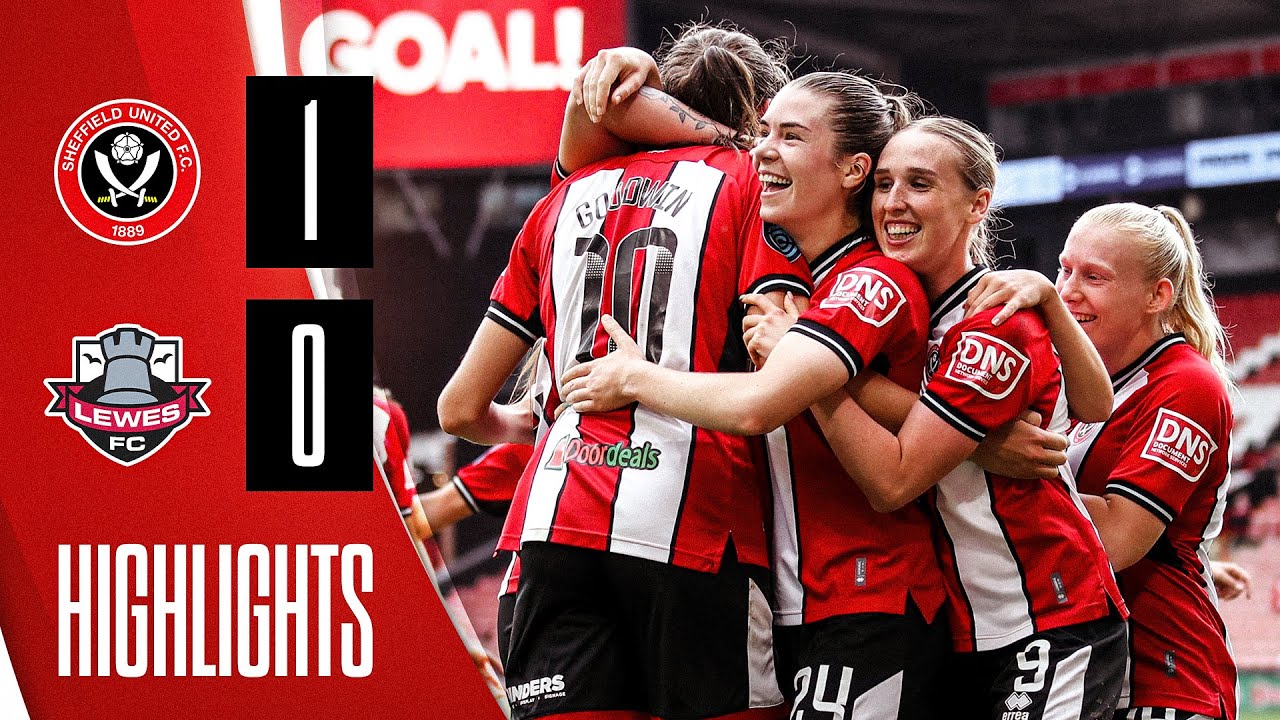 Goodwin's first Bramall Lane goal! 🏟️🔥 | Sheffield United 1-0 Lewes | Highlights