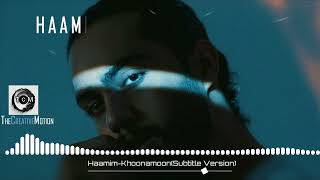 Haamim - Khoonamon (Subtitle Version) 2023. TCM Production Resimi