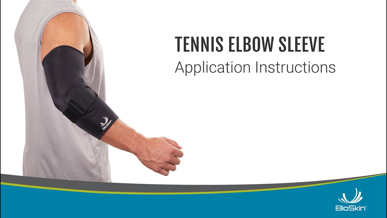 Tennis Elbow Sleeve Application Instructions