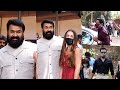 Celebrities Entry At Mohanlal's Barroz Pooja | mammootty | Prithviraj | Dileep