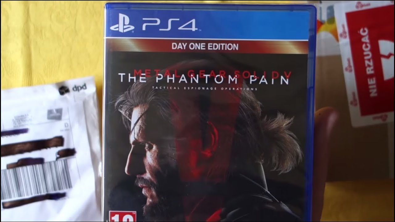 Nadszedł TEN dzień! Metal Gear Solid V - The Phantom Pain (PS4) UNBOXING PL (edycja Day One)