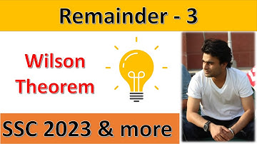 Remainder | Wilson Theorem