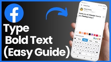 How To Type Bold Text On Facebook ! [EASY GUIDE]