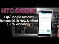 HTC D828w Google Account Bypass 100% Working