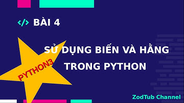 Tin Học Lớp 8: Bài 4: Sử dụng Biến và Hằng trong Python