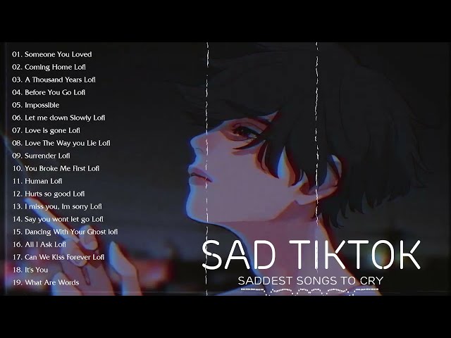 Sad tiktok songs playlist that will make you cry - Saddest songs to cry class=