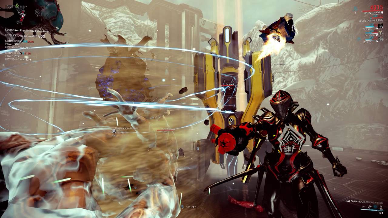 Warframe Nekros prime blueprint relic farm - hieracon 1820 - inaros