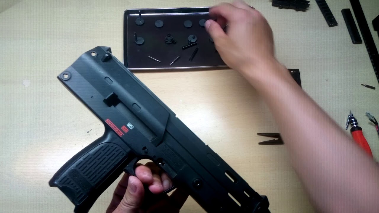 東京マルイ 電動ガン MP7 分解 編集なし - YouTube