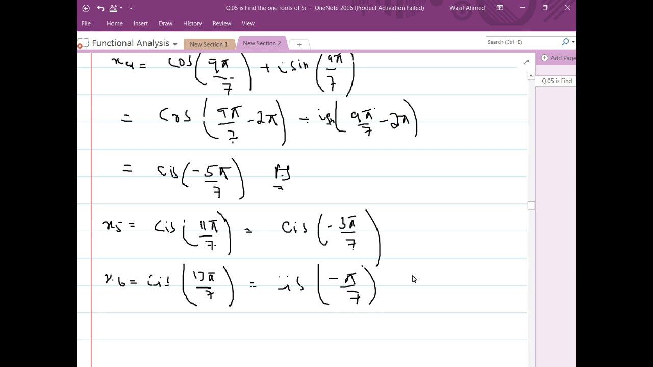 Yosuf Math Mathematical Methods S.M Yusuf || Exercise 1.2 part 4 - YouTube