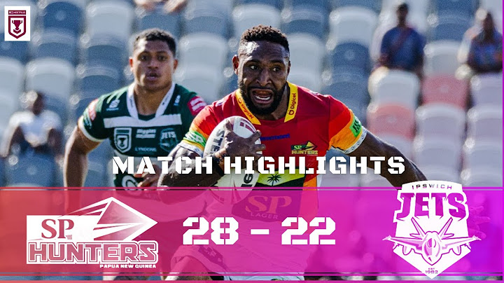SP PNG Hunters vs Ipswich Jets | Match Highlights | Hostplus Cup 2025