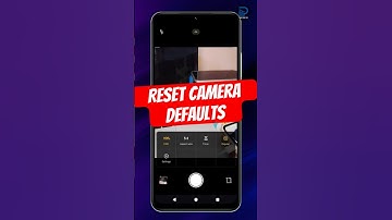 RESET or RESTORE CAMERA DEFAULT SETTINGS on Xiaomi Redmi A5