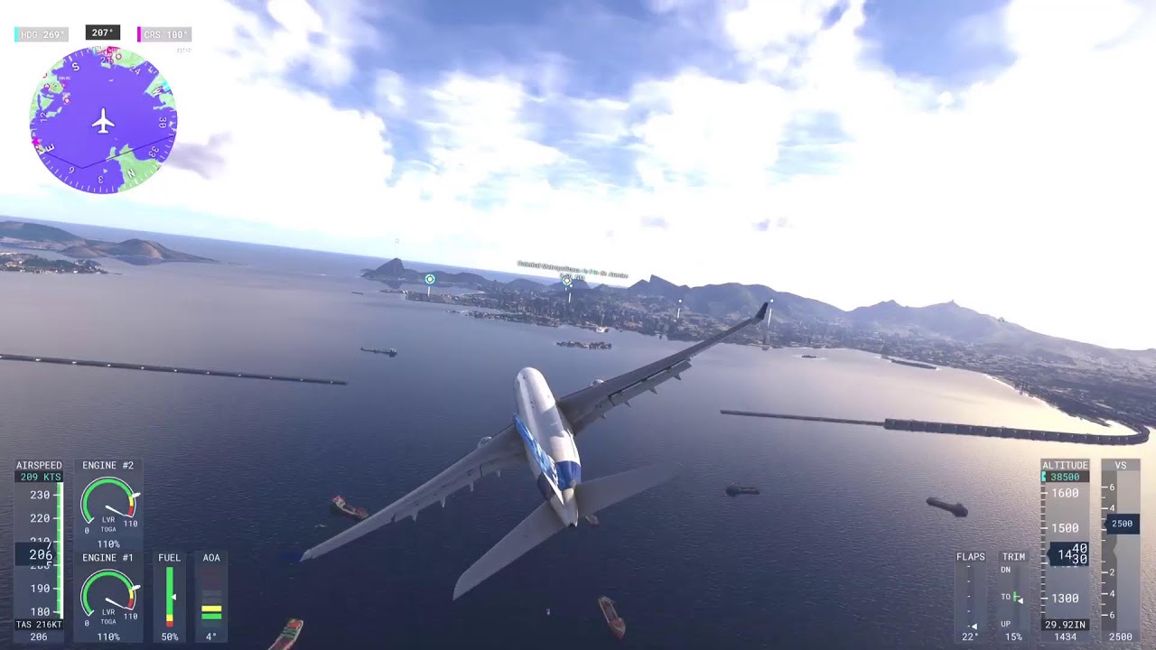 FLIGHT SIMULATOR 2024 - PS5 - SÃO PAULO - RIO