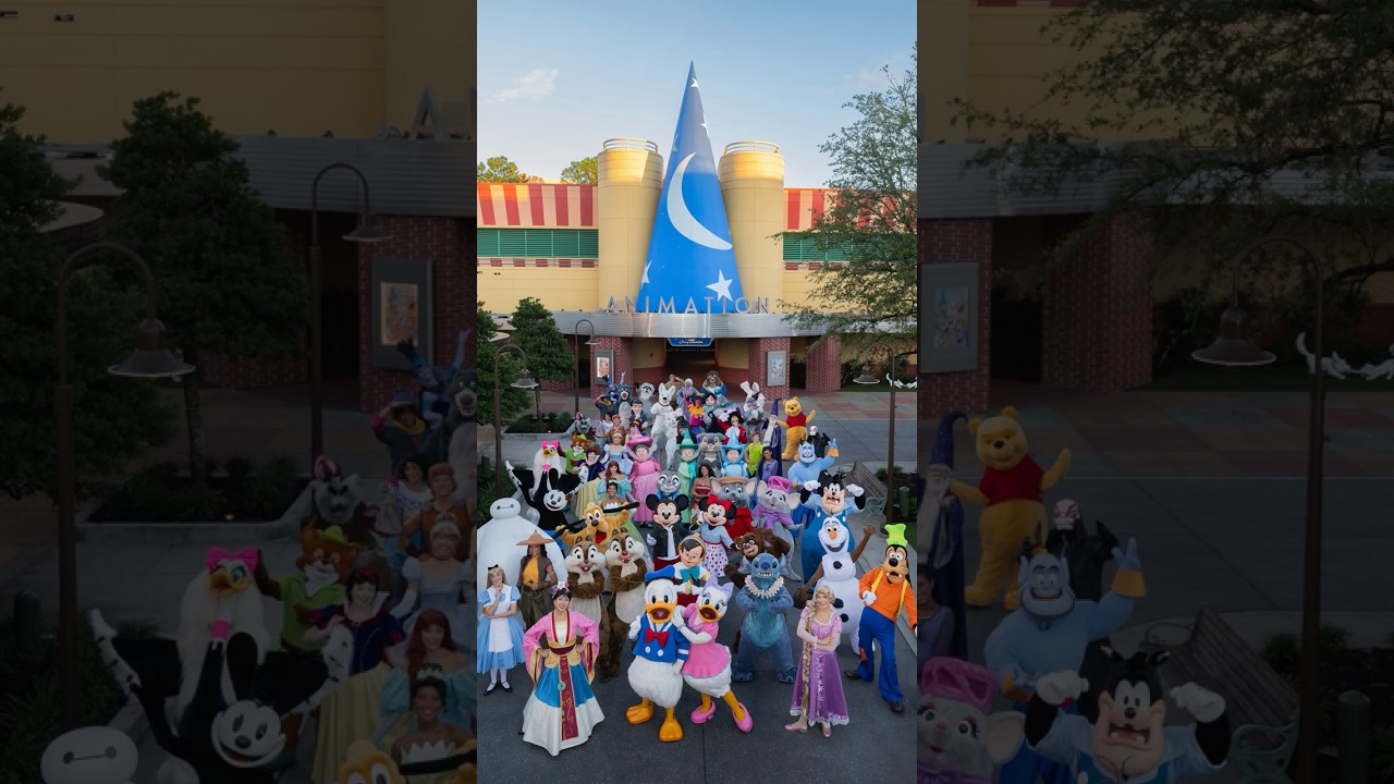 Disney Characters Come Together for The Magic of Disney Animation Opening