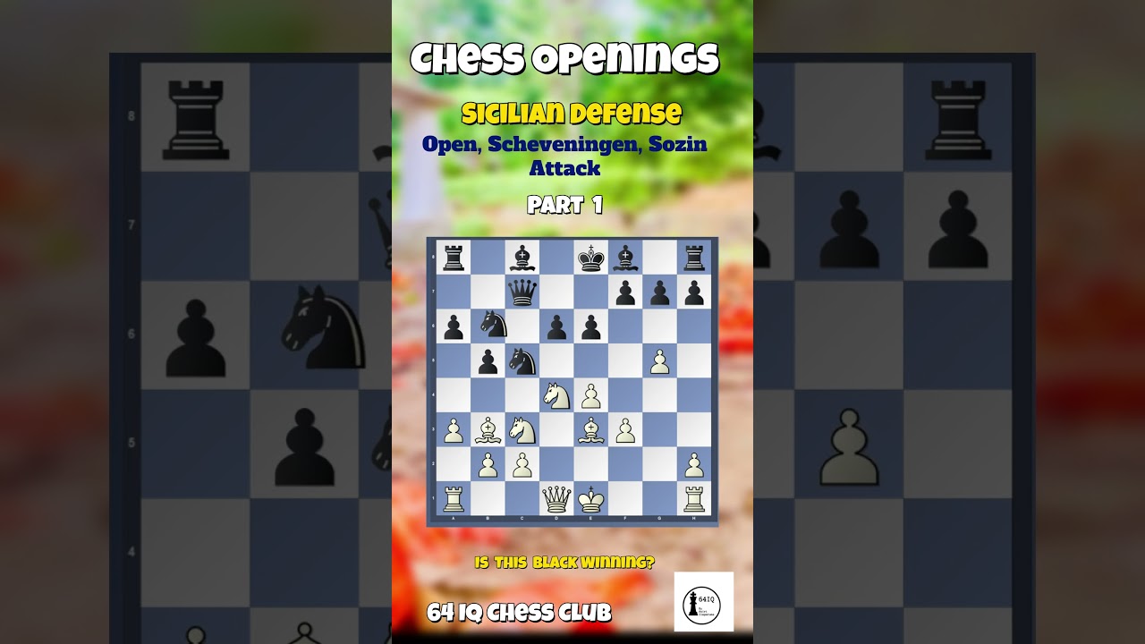 Sicilian Defense: Open, Scheveningen, Sozin Attack 