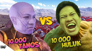10000 THANOS VS 10000 HULUK!!! Ultimate Battle Epic Simulator Part 3 [INDONESIA] ~Thanos Sebel!! screenshot 4