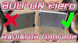 Upgrade Fiero Radiator: BOLT ON How To!