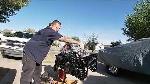 how to start a chevy 350 on the engine stand / engine for the c10