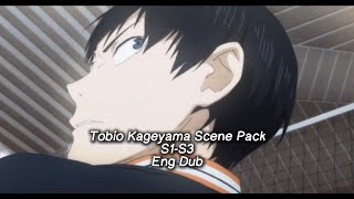 Tobio Kageyama Scene Pack S1-S3 Eng Dub