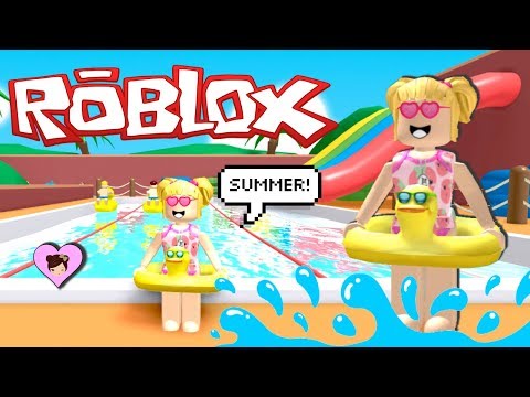 First Day Of Summer Baby Goldie Bloxburg Fun Water Park Obby Titi Games Youtube - baby goldie escapes roblox candyland obby titi games