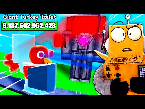 Босс Скибиди Индейка Армии Скибиди Туалетов! 25 Серия Roblox Toilet Tower Defense