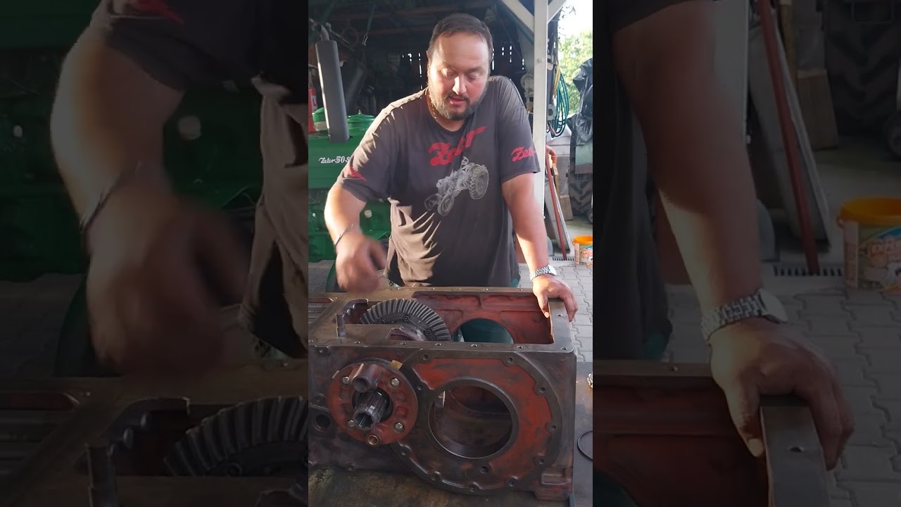 Zetor 50 super osazení diferenciálu a vymezení vůli